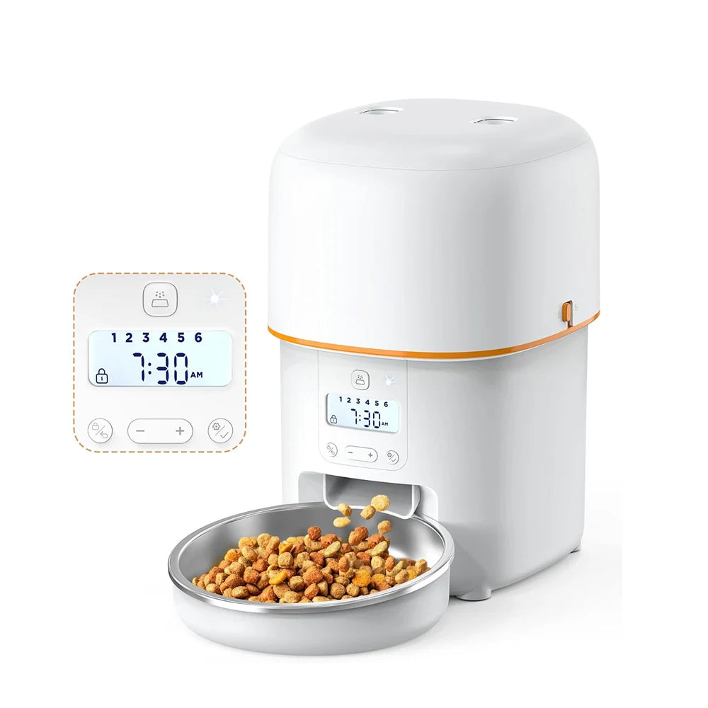 2L 5G Camera Pet Feeder Automatic Cat Smart Food Dispenser Auto Dog Slow Food WIFI Timed Quantitative Video Food Feeding Bowls
